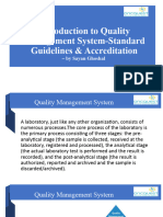 Introduction To Quality Management System-Standard Guidelines & Accreditation