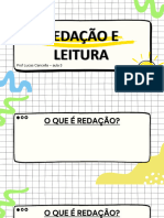 Aula 3 - Redação e Leitura