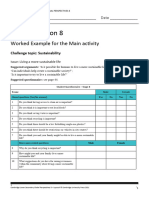 Analysis Lesson 8 Worked Example For The Main Activity