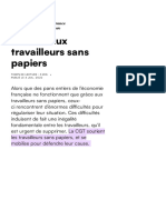 Soutien Aux Travailleurs Sans Papiers - CGT