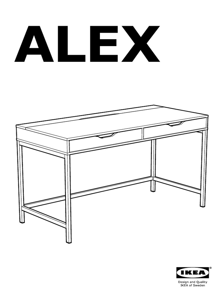 Ikea Alex Desk PDF