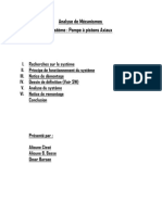 Analyse de Mécanismes