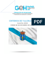 Criterios de Valoracion Galicia 2022