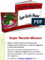 Calories Négatives - Super Recette Minceur