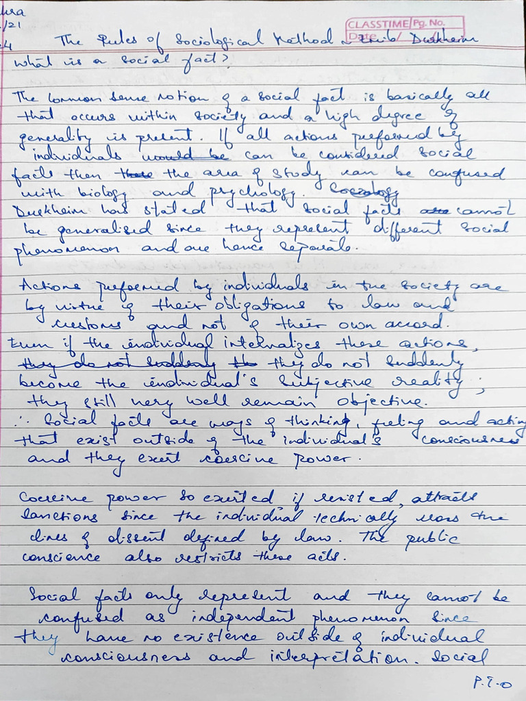 Social Facts Durkheim PDF