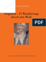 Leseprobe aus: " Augustin – 33 Wanderwege durch sein Werk" von Thomas Halter