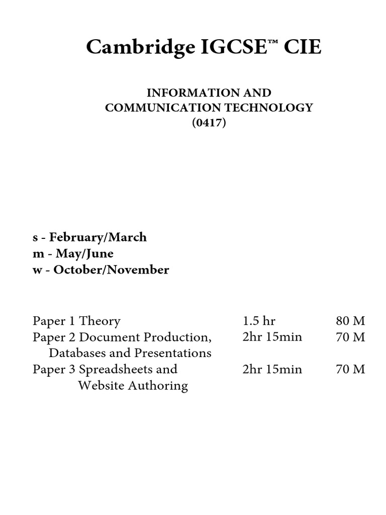 Ict 0417 2023 2019 Pdf