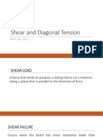 Shear and Diagonal Tension