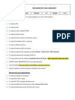 Documentos para Admissão