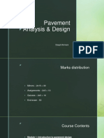 Pavement Analysis & Design Module 1 For Mtech