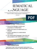 LM 3 Mathematical Language GE 04