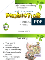 cơ chế hoạt động probiotics