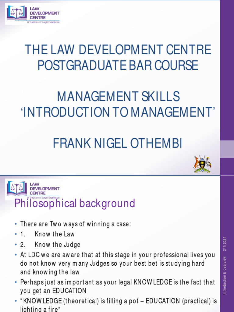 Introduction To Management & Managing People | PDF | Leadership ...