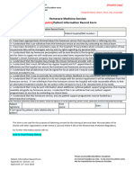 Appendix 4c - Patient Information Record Form Template