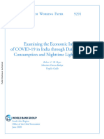Examining The Economic Impact of COVID 19 in India Through Daily Electricity Consumption and Nighttime Light Intensity
