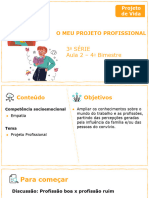 Projeto de Vida Aula 18