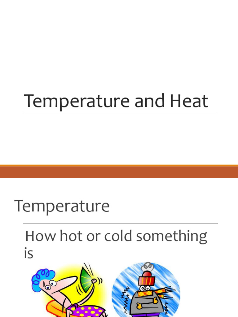 Temperature And Heat Pdf Temperature Thermometer
