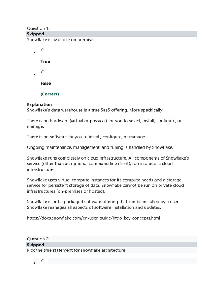 Practice Test 3 Udemy | PDF | Databases | Cloud Computing