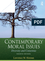 Contemporary Moral Issues Diversity and Consensus 4thnbsped 9781315509921 131550992x