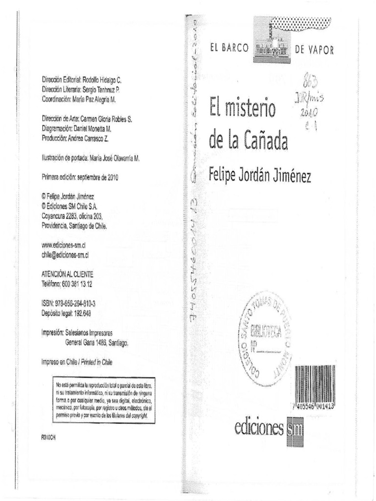 El Misterio de La Canada PDF