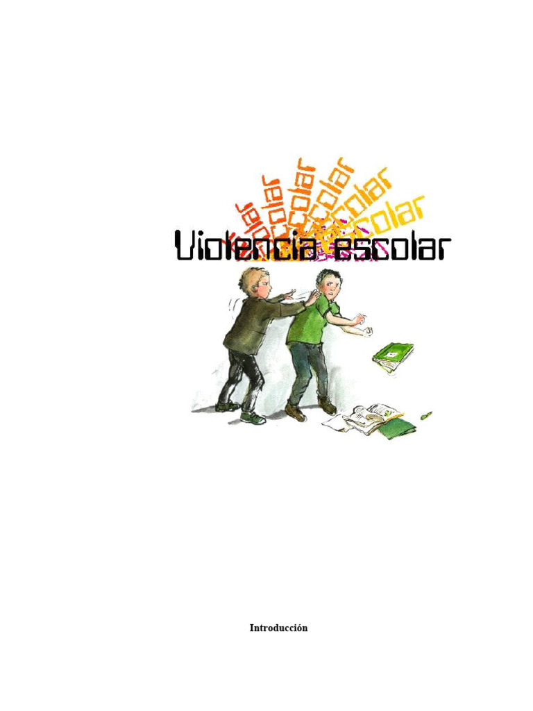 Violencia Escolar Pdf Violencia Agresión