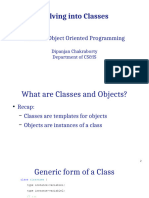 Delving Into Classes: CS F213: Object Oriented Programming