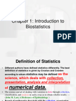 Basic Concept in Statistics-Biostat