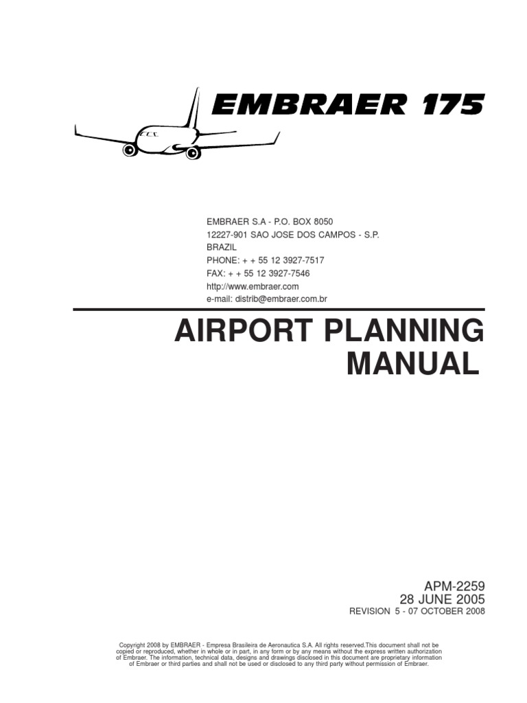 Airport Planning Manual EM175 Landing Gear Runway