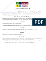 Lagrange Multipliers 2