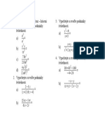 002a Lomený Algebraický Výraz - Krácení