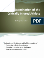 CH - 2physical Examination of The Critically Injured Athlete