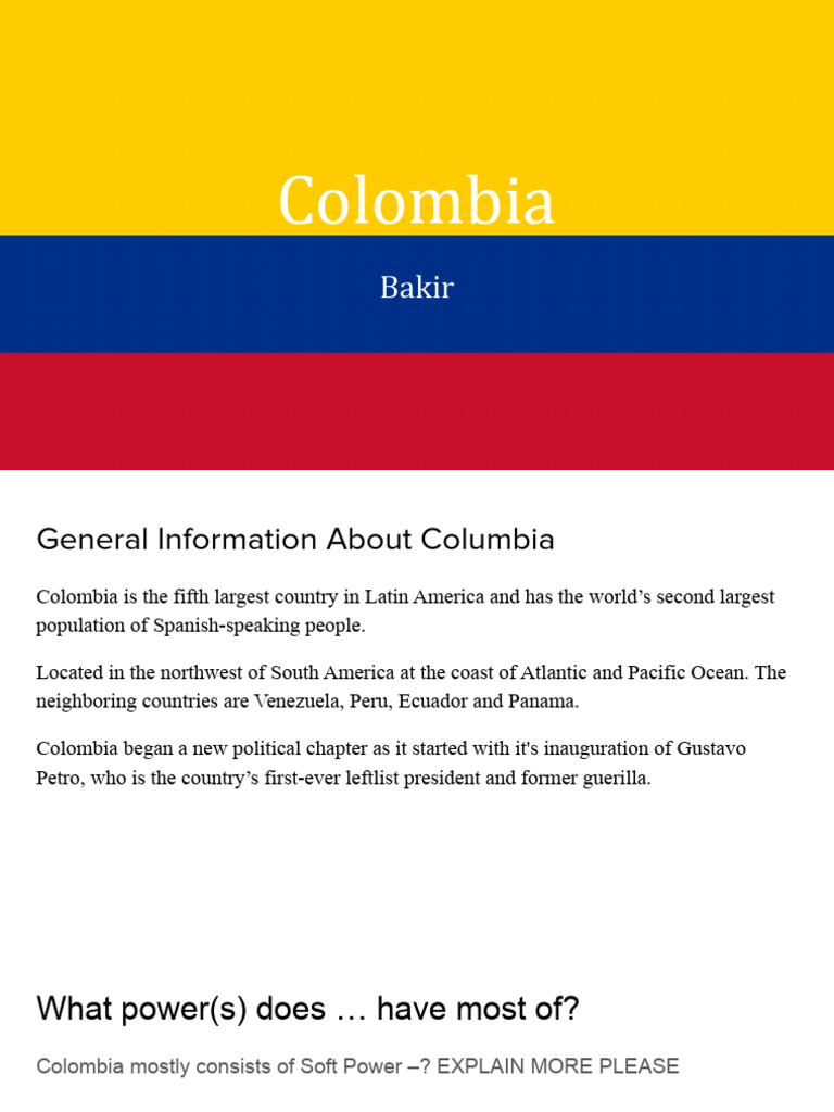 Bakir Alikalfic Colombia Expert Countries 2022 23 PDF Legitimacy 