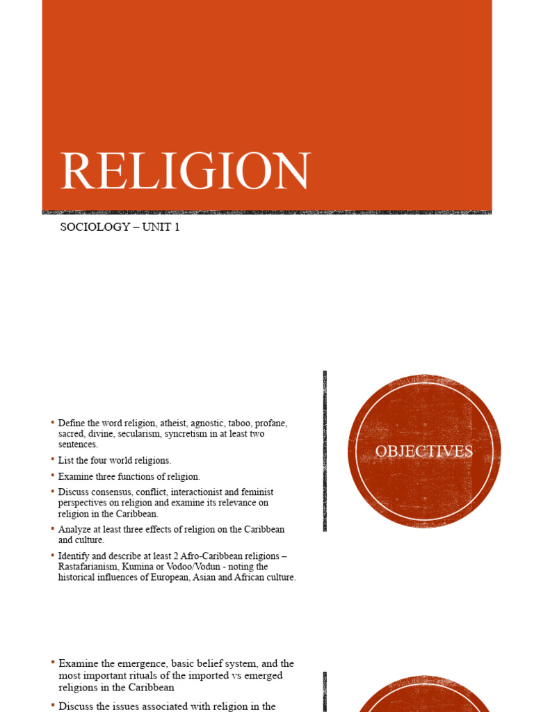 Religion - Sociology | PDF | Rituals | Caribbean