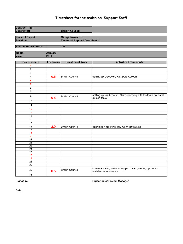 Technical Support Timesheets 2019-2024 | PDF | Internet Forum | Windows 10