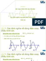 3.1 Khái niệm dòng điện xoay chiều hình sin