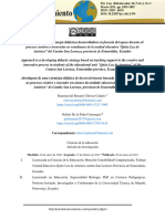 Ciencias de La Educación Artículo de Investigación: Correspondencia