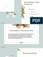 Komunikasi Calon Karyawan