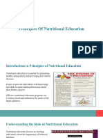 Principles of Nutritional Education