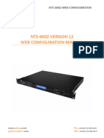 NTS 6002 V12 Web Config Manual