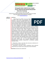 Artikel Proker Individu KKN Kandang Sefiola Vagenza (2063201022) Prodi Administrasi Publik