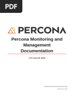 Percona Monitoring and Management Documentation