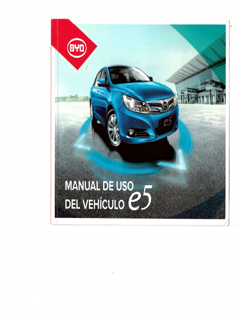 Manual de Uso del BYD e5 | PDF | Cambiar | Tecnologías automotrices