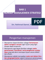Bab 1 Konsep Manajemen Strategik