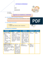 D4 A1 SESION COM. Juguemos Con Sinónimos y Antónimos