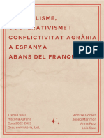 Sindicalisme, Cooperativisme I Conflictivitat Agrària A Espanya Abans Del Franquisme
