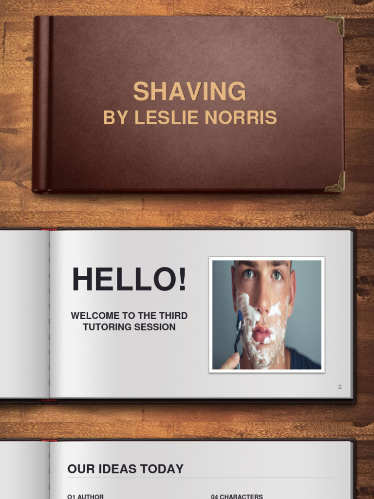 2 Shaving by Leslie Norris PDF