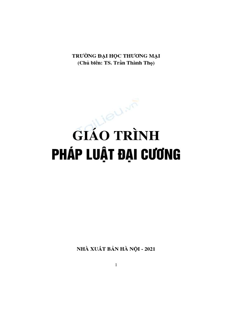 Giao trinh phap luat dai cuong phan 1 6791 pdf