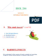 BIOL 286 Lecture 1 Introduction Part B