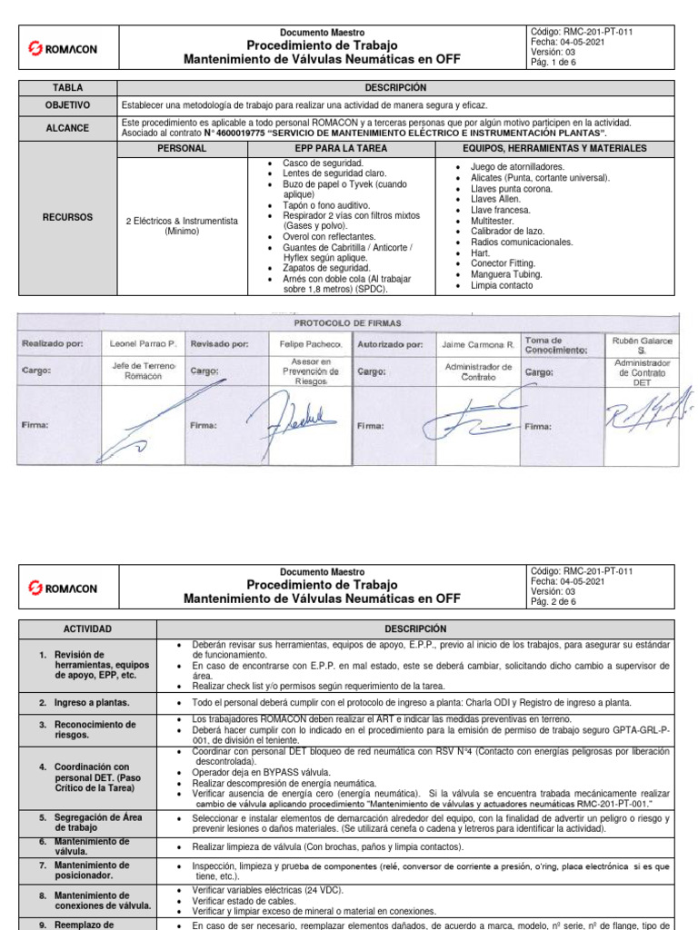 rmc-201-pt-011-mntto-de-v-lvulas-neum-ticas-en-off-rev-3-pdf-residuos
