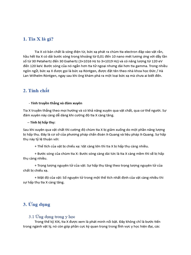 Tia X | PDF